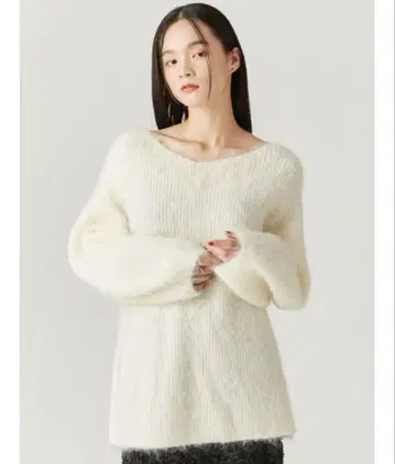 FRAY I.D 수리 알파카 루즈 니트