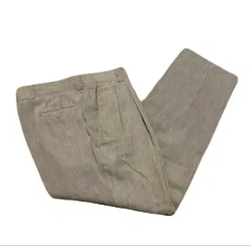 HUGO BOSS 팬츠 베이지 린넨 코튼 빅 사이즈 54 사이즈