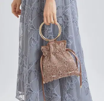 [ 당일 발송 가능 ] 녹틸루카 파티 백 핑크 그레이지 2WAY