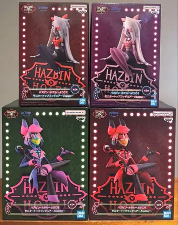 해즈빈 호텔 모니터 탑 피규어 4체 세트