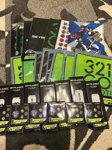 베이블레이드 X DMM 복권 제일복권 하위상 묶음 판매 31점