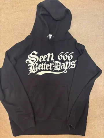 Seen Better Days 666 후드티 블랙