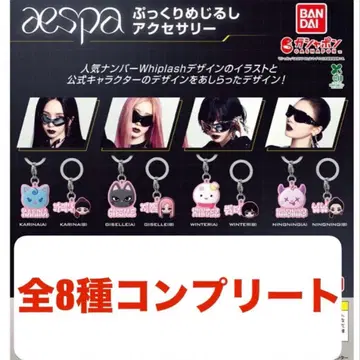 aespa 메지루시 아크릴 키링 전 8종 세트