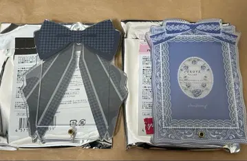 후쿠야 fukuya 아크릴 프레임 레이스 리본 리본 하운드투스 블루