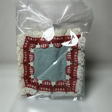 치카자와 레이스 타월 손수건 팝콘 로몬드 블루