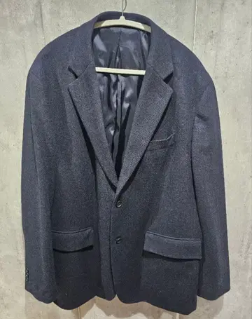 유니클로 울 블렌드 자켓 3XL 네이비