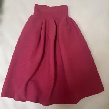 cfcl 핑크 니트 플레어 스커트