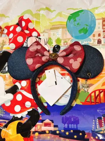 디즈니 미니 데님 웨스턴 머리띠