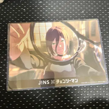 JINS 체인소 맨 콜라보 플라이어 레제 마키마 아키 덴지 파워