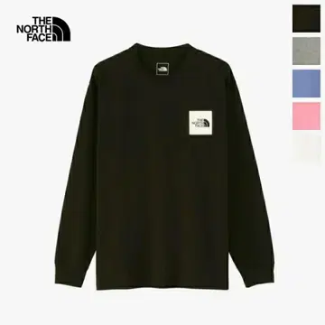 THE NORTH FACE 블랙 롱 슬리브 T셔츠 M