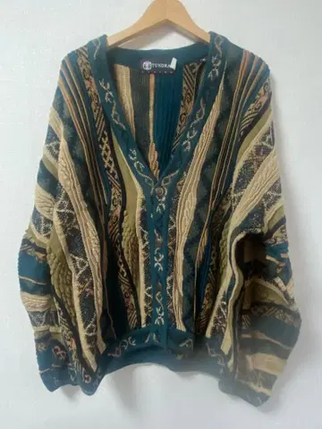 tundra 3d 니트 가디건