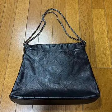 HAYNI 블랙 가죽 숄더백