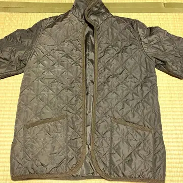 브라운 퀼팅 다운 자켓 L 사이즈 un et demi