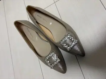 경사용 신발 실버