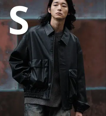 WYM LIDNM ARTIFICIAL GRAIN SHORT BLOUSON