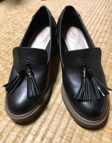 [레어] 클락스 서머셋 태슬 힐 로퍼 24.0