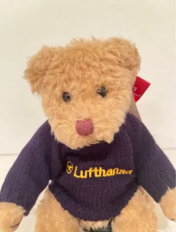 루프트한자 독일항공 한정판 테디베어 / RUSS제 스웨터 곰
