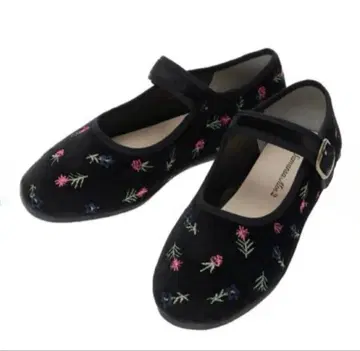 새상품! 벨로아 원 스트랩 신발 블랙 SM2