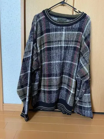 Craft & barrow 체크 무늬 니트 스웨터