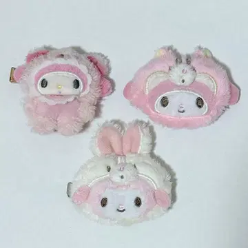 마이멜로디 피아노 헤어 클립 포레스트 동물 시크릿 헤어 클립