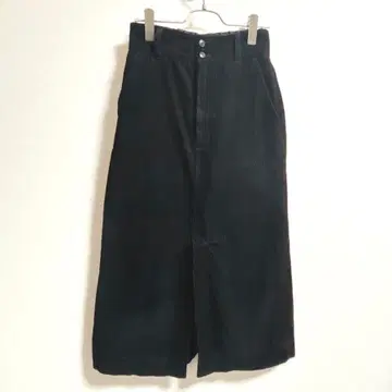 글로벌 워크 롱 스커트 가을/겨울 블랙 S 사이즈