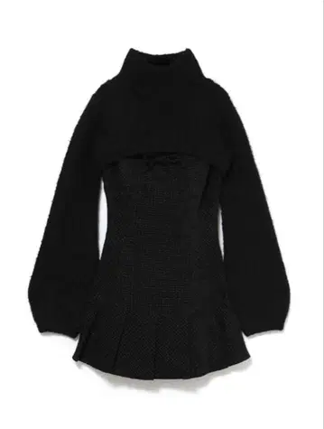 andmary Twiggy tweed mini dress