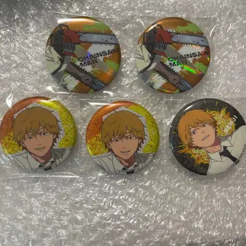 체인소 맨 캔뱃지 메탈릭 글리터 라메키라 덴지 레제 편