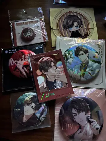 미정사건부 사쿄 세이신 캔뱃지 코스터 특전 카드