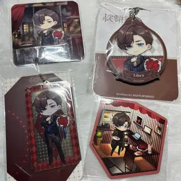 미정사건부 사쿄 세이신 카페 한정 코스터 북마크