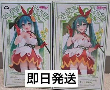 프라이스 피규어 Wonderland 하츠네 미쿠 엄지공주 2개 세트
