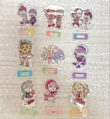 오소마츠 6쌍둥이 SD 아크릴 스탠드 10주년 캔두 메모마츠 9종