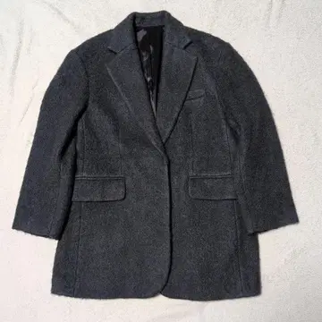 뷰티 앤 유스 울 x 모헤어 블렌드 샤기 빅 자켓