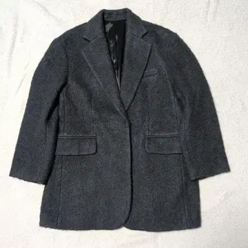 뷰티 앤 유스 울 x 모헤어 블렌드 샤기 빅 자켓