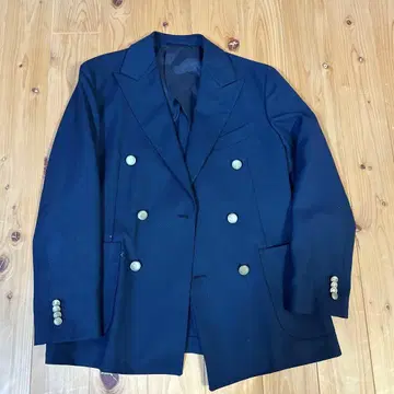 유니버설 랭귀지 네이비 더블 브레스트 자켓 REDA