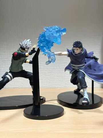 NARUTO 프라이스 피규어 하타케 카카시 우치하 오비토 2체 세트