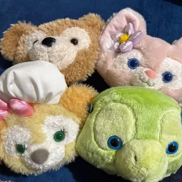 디즈니 캐릭터 봉제 인형 세트