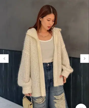 Graceclass 스팽글 니트 블루종