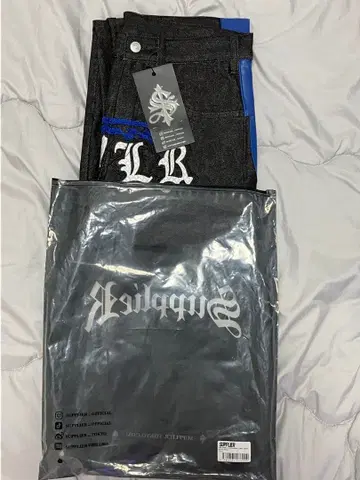 서플라이어 가죽 데님 팬츠