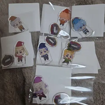 도리베 동리베 백설공주 난쟁이 아크릴 스탠드 7체 세트