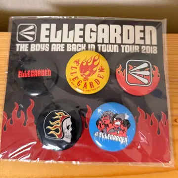 ELLEGARDEN 엘르가든 2018 투어 캔뱃지 세트