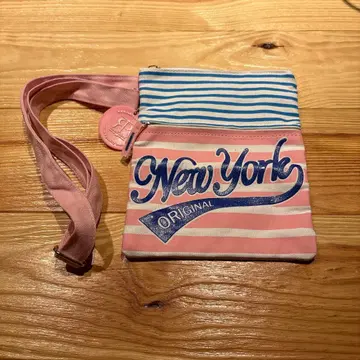 New York 스트라이프 숄더백