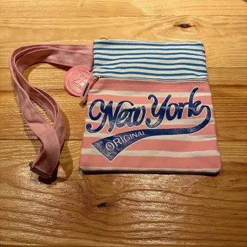 New York 스트라이프 숄더백