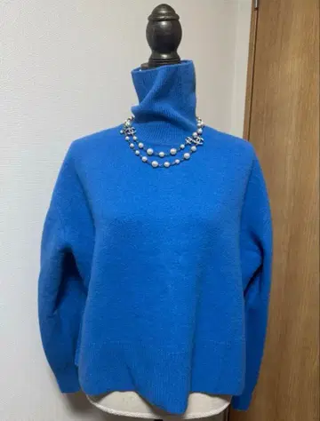 LE CIEL BLUE/르쉘블루/캐시미어 울 터틀넥 니트 36