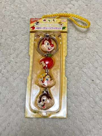 칩과 데일 4연 키체인 피규어 스트랩