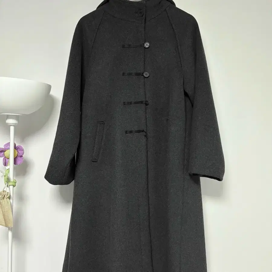 ジャケット・アウター misekiseoul Hoodie long duffle Coat GREY Miseki seoul】Hoodie long duffle coat | OUR BRAND,Miseki seoul