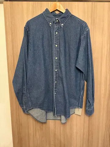 사이즈 5 시오타 데님 버튼 다운 셔츠 한정 컬러