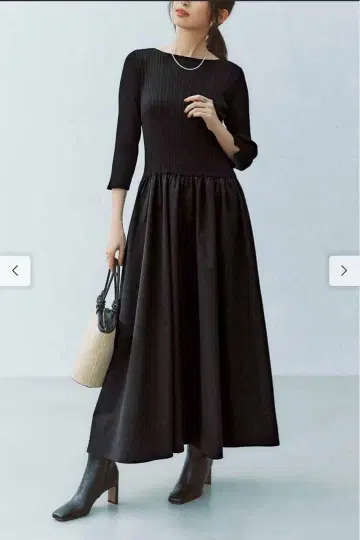 이소재 롱 원피스 4L 2장 세트