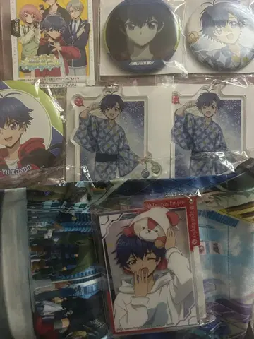 뱅가드 긴도 유유 캔뱃지 세트 복권 메이트 CLAMP