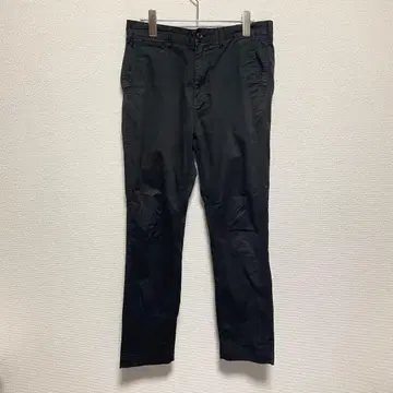 MING by BEAMS 블랙 치노 팬츠 M 사이즈 스트레치