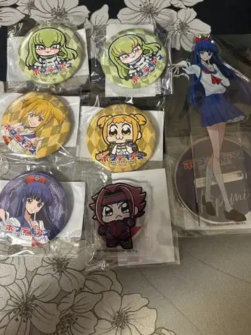 포푸테 아스 캔뱃지 아크릴 스탠드